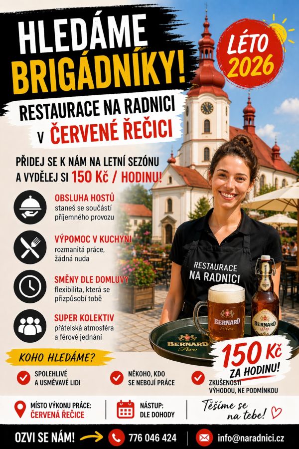 hledáme brigádníky