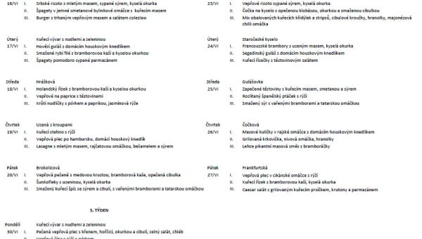 červe- 3.  4. týden